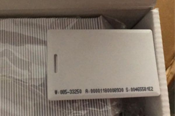 Cartão de clamshell RFID Cartão de clamshell RFID