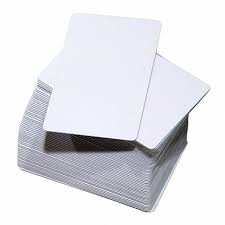 Cartão PVC branco CR-80 0,76mm Cartão PVC branco CR-80 0,76mm