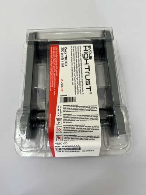 Ribbon colorido Evolis Primacy YMCKO 300 impressões